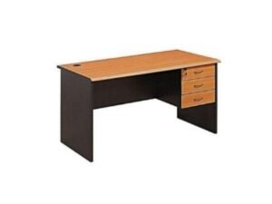 bureau-professionnel-3-tiroirs-120x60x80-cm-rangement-securise-1-1 Table de Bureau – 3 Tiroirs 120x60x80 cm