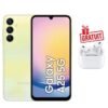 Samsung Galaxy A25 5G – Écran 6.5" Super AMOLED 120 Hz, 8 GB RAM / 256 GB + Triple Caméra 50 MP + Batterie 5000 mAh + Airpods Pro Écouteurs Bluetooth Offerts
